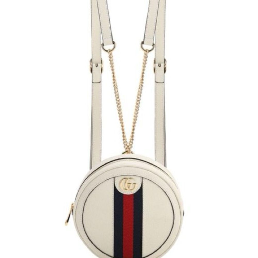 Brand new Gucci Ophidia Leather Round backpack Bag